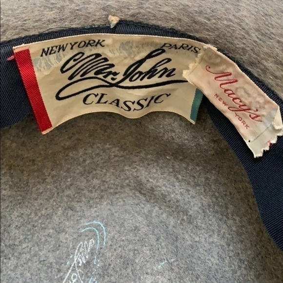 Vintage Mr. John Classic gray hat. main image 5
